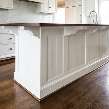 Kitchen for a 1930's remodel home Island Back