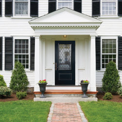 Masonite Performance Door System Belleville 3/4 Lite Exterior Fiberglass Door - Front Doors