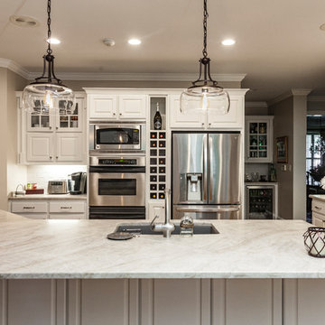 Dark to Light Kitchen