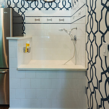 Custom Laundry Room Dog Bath
