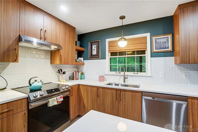 Inspiration for a 1960s kitchen remodel in Other
