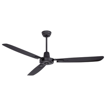 Velocity 58" Indoor Ceiling Fan, Flat Black
