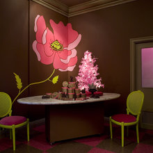 chartreuse and hot pink