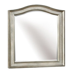Bling Mirrors Houzz Coaster Home Furnishings Bling Vanity Mirror In Metallic Platinum Bathroom Mirrors