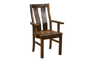 Amish Silverton Arm Chair Barnwood