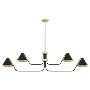 Nuvo 60/7344 Ryder 6 Light Chandelier - Transitional - Chandeliers 