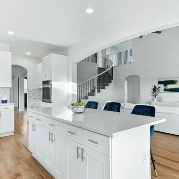 Massive Modern Staging - Red Oak