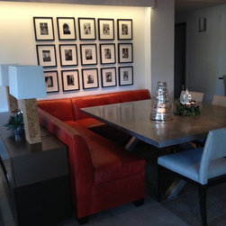 Sculpted Steel Dining Tables - Dining Tables