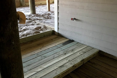 Beach style deck photo in Other
