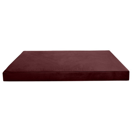 Same Pipe 8" Twin-XL 80x39x8 Velvet Indoor Daybed Mattress |COVER ONLY|-AD368