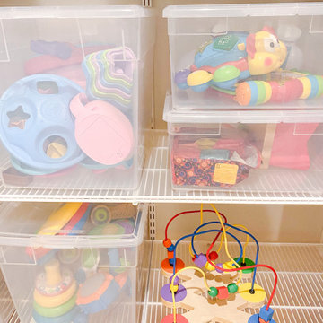 Children’s toy and playroom organization