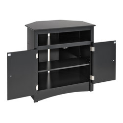Prepac Sonoma Tall Corner TV Cabinet - Furniture