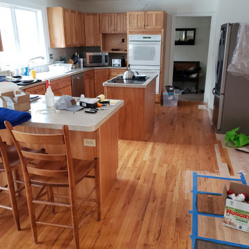 Residential wood installation