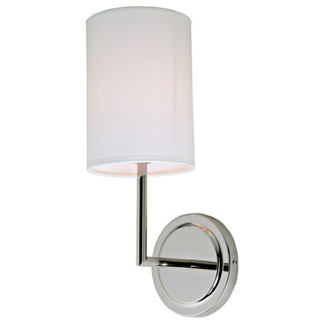 Ivy 1-Light Wall Sconce, Polished Nickel