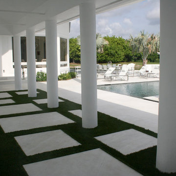 Contemporary Stepping Stone Path