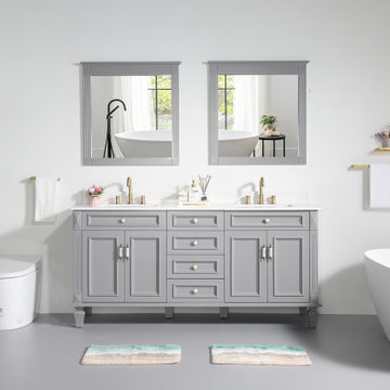 Bathroom Vanity with Mirror/Mirror Cabinet