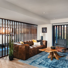 Vertical wood divider