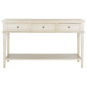 Barry Console With Storage Drawers Whitewash