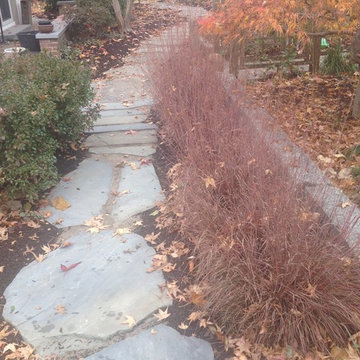 Natural Stone & Brick Patios with Natural Stone Walkways