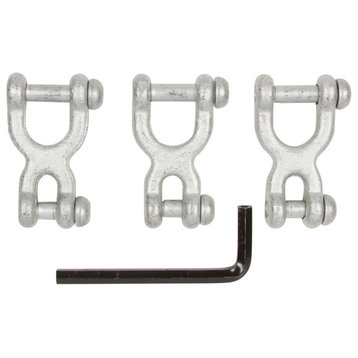 Swing Set Stuff Inc. 3 Double Clevis' and Wrench Kit