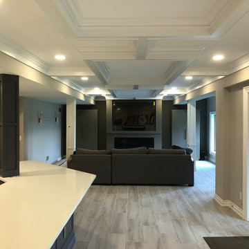Clarkston, Michigan – Basement Carpentry and Drywall