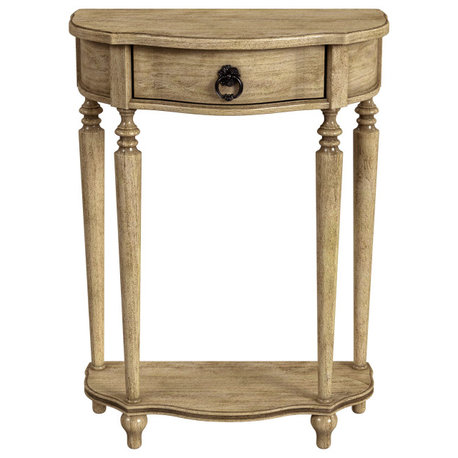 Ashby Painted Console Table, Winter Forest, Beige