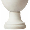 Evironmental Oversized Faux Ceramic Goblet Shaped Plastic Planter, Set of 2