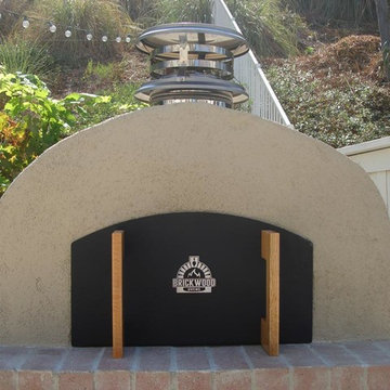 The Szafarski Family Wood Fired Brick Pizza Oven in California