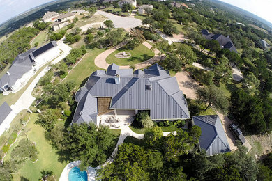 Example of a trendy exterior home design in Austin