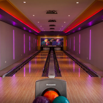 Sleek Indoor Bowling Alley