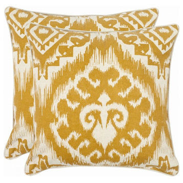 Amiri Accent Pillow (Set of 2) - 18x18 - Orange