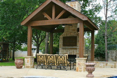 Example of a patio design in Dallas
