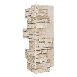 140-ALPINE DEEP STACKED CORNER 24"H X 9"W X 1 1/2"D - Wall Panels