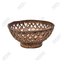 DHOKRA ANTIQUE FRUIT BOWL - Fruit Bowls & Baskets