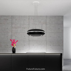 Futuro Futuro 30-inch Orbit Black Island Range Hood - Range Hoods And Vents
