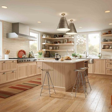 KraftMaid: Upscale Country Kitchen with a Modern Feel