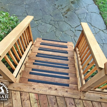 Raised Wooden Deck