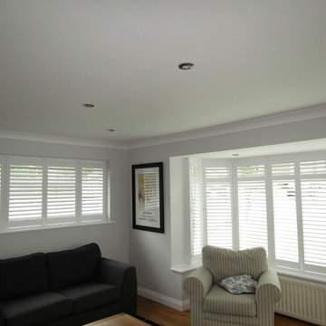 Bay window shutters in Burgess HIll