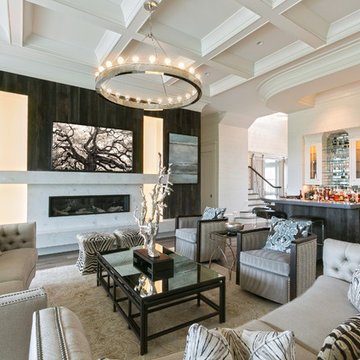 Transitional Living Room