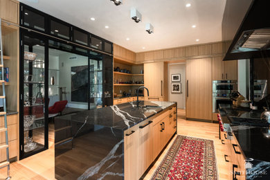 Kitchen - contemporary kitchen idea in Baltimore