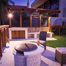 outdoor area back yard