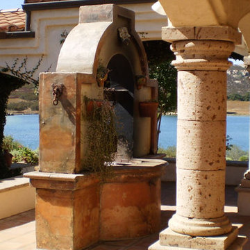 Mediterranean Villa Cantera Stone - Temecula Valley