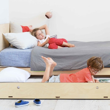 Kids Rooms - Singolo Single Bed + Trundle Drawer