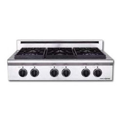 American Range 36" Slide-in Cooktop, Stainless Steel | ARSCT-364GR - Cooktops