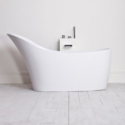 Lusso Stone Napoli Stone Resin Solid Surface Freestanding Bath 1690 - Baths