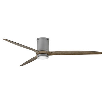 Hover Flush 72 in. Indoor Ceiling Fan, Graphite