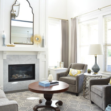 Transitional Living Room