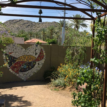 Mosaic Garden Wall