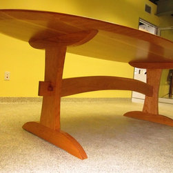 Cherry Trestle Table - Dining Tables