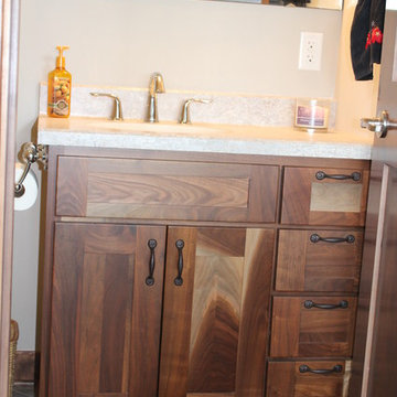 Custom Walnut Kitchen-A Sportsmans Retreat-Waucoma, IA